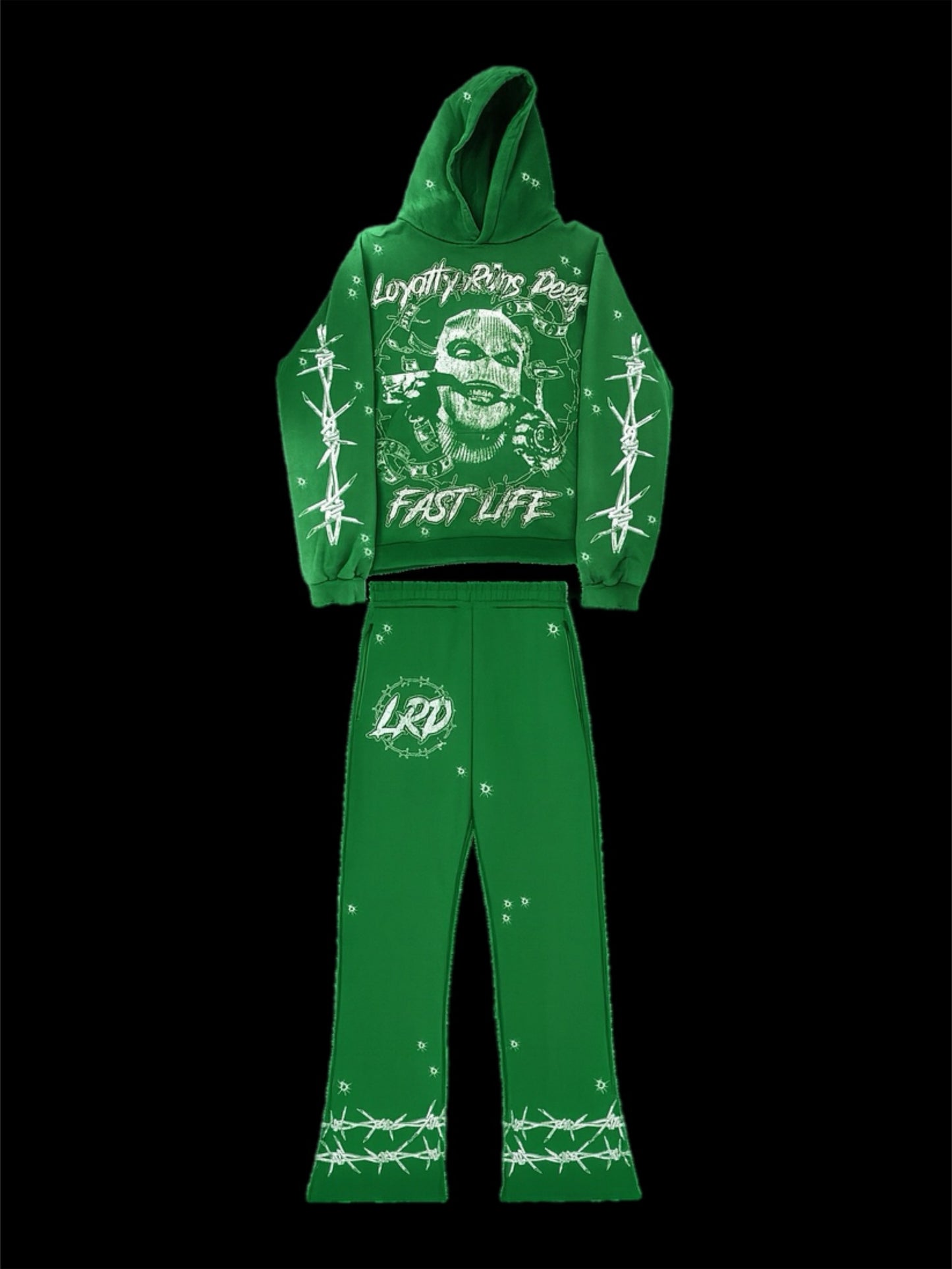 Fast Life flared outfit