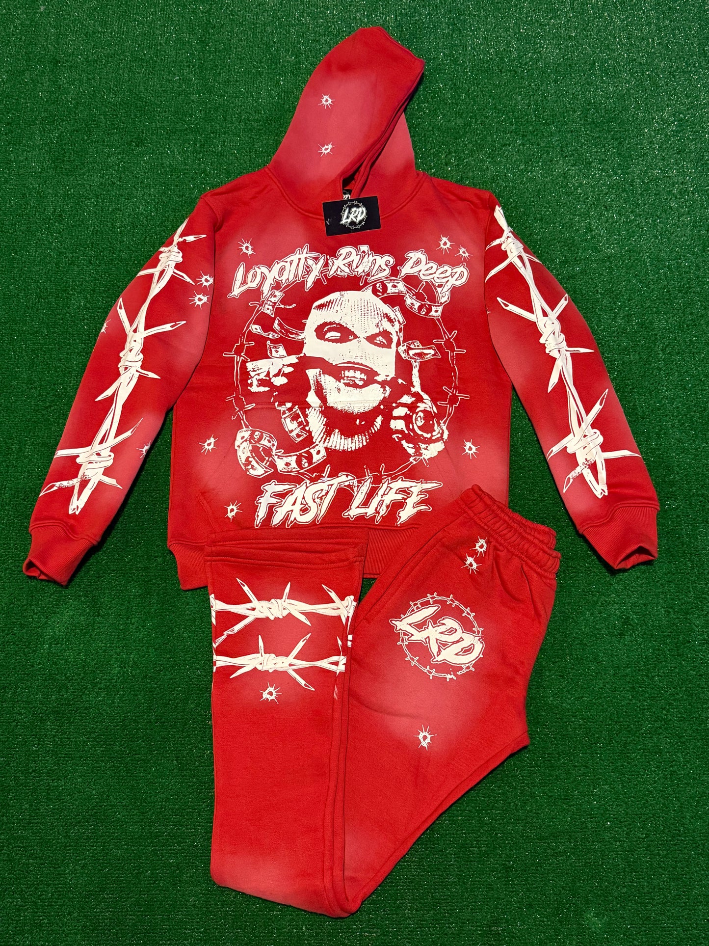 Fast Life flared outfit