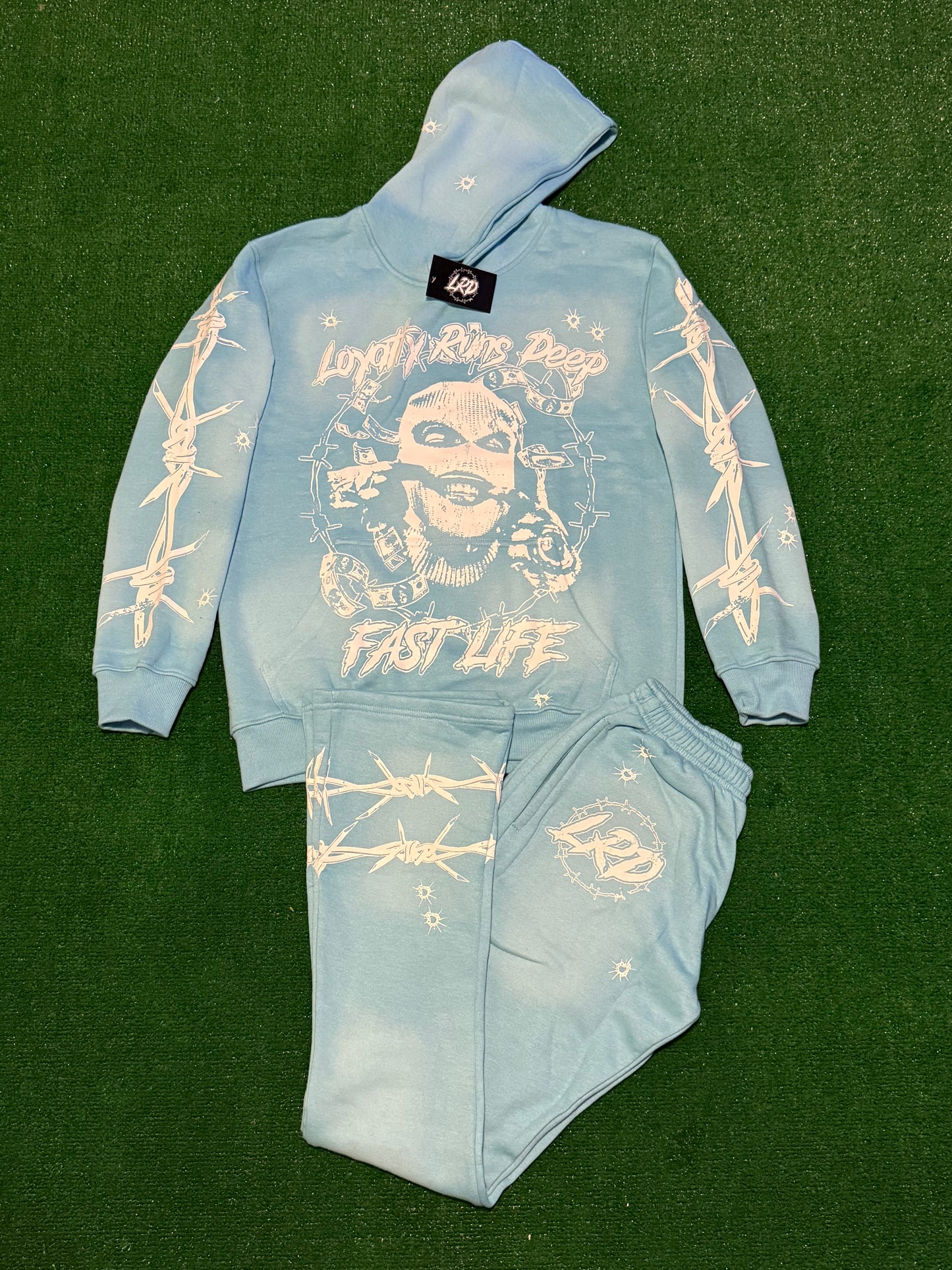 Fast Life flared outfit