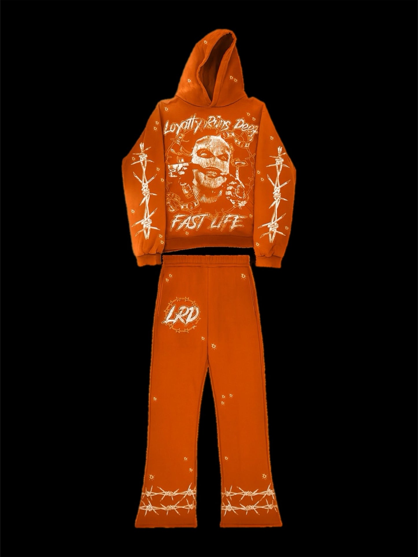 Fast Life flared outfit