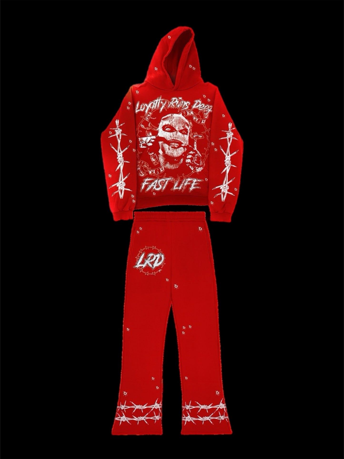 Fast Life flared outfit